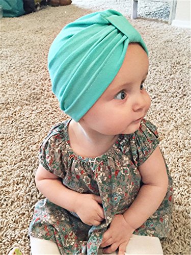 Qhome Kids Girls Stretchy Cotton Turban Dome Cap Hijab Hair Loss Cancer Head Scarves Chemotherapy Alopecia #TOP6