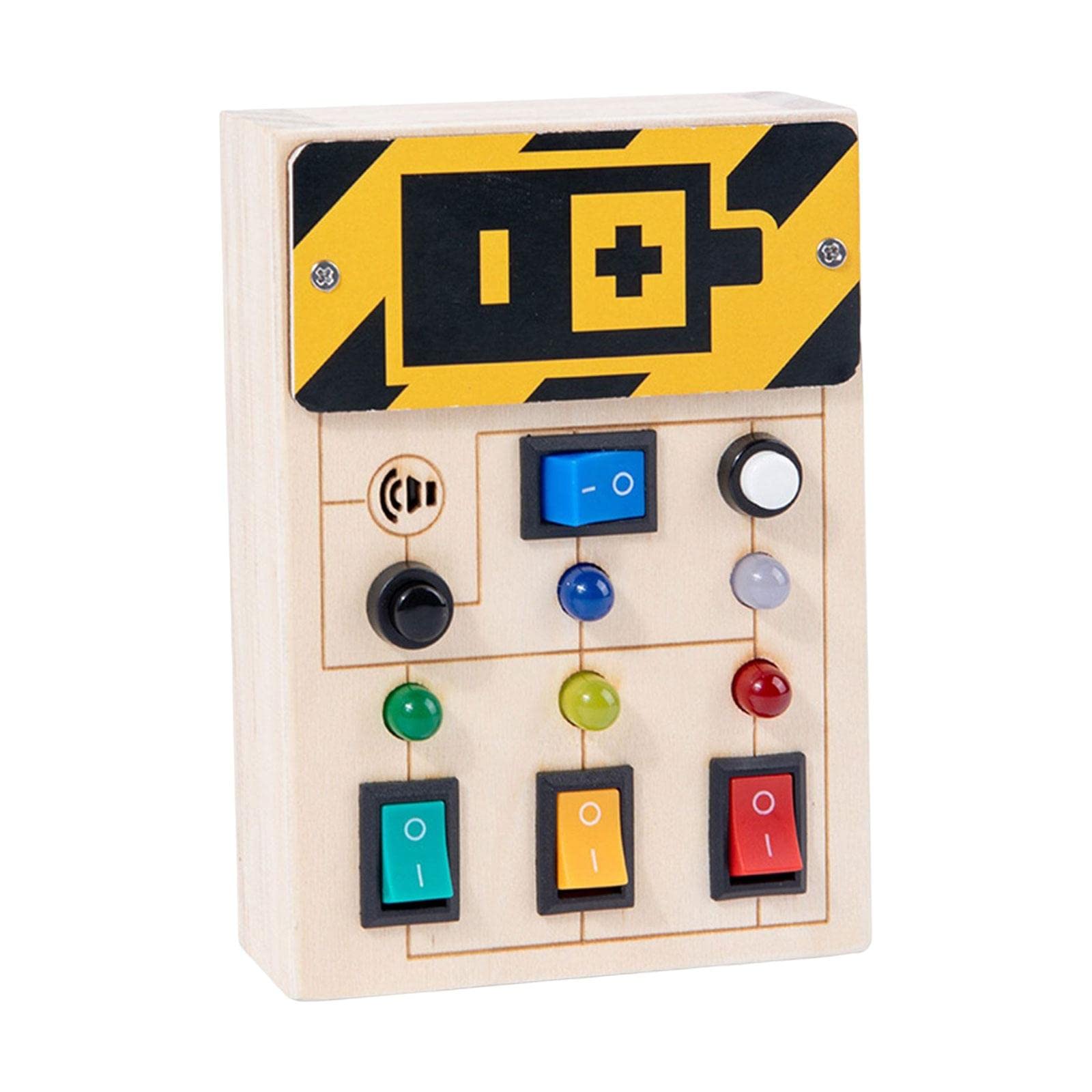 Tablero de Actividades con Interruptor LED Evita Llantos en el Coche de Forma Educativa 7