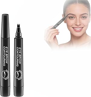 Lápiz impermeable de cuatro puntas para barba...