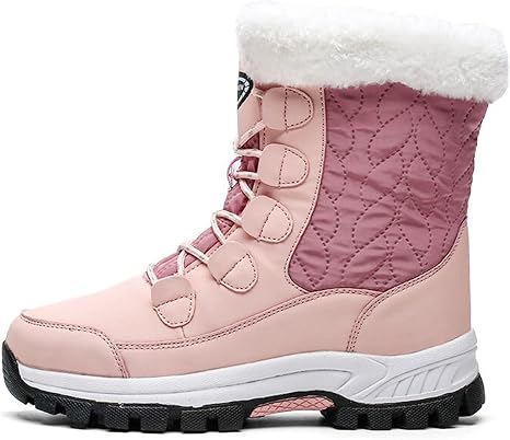 Amazon.com: HZLGFX Botas de nieve de invierno de talla grande, botas  anticongelantes cálidas, zapatos de algodón grueso de parte superior alta,  botas antideslizantes cómodas para exteriores (talla 40, color: rosa) : Todo