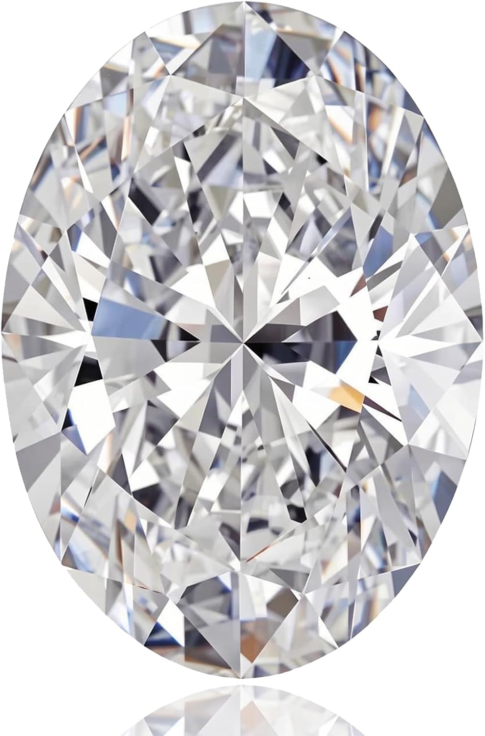 0.5-10 Carat Oval Cut Moissanite Loose Stone D Color VVS1 Clarity Diamond Gemstone for Jewelry Making with GRA Certificate