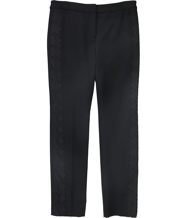 Alfani Womens Lace Trim Casual Trouser Pants Black 6
