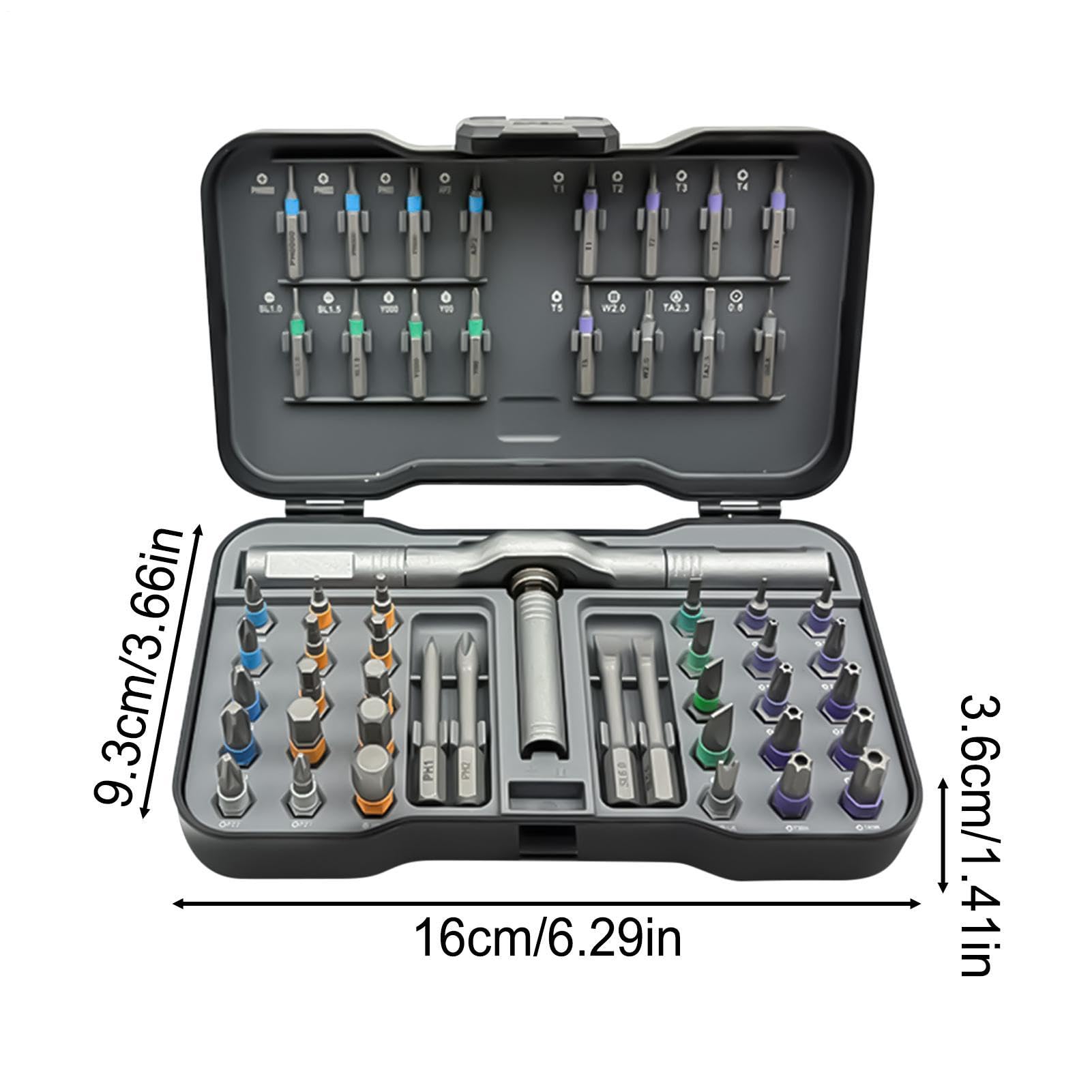 Juego de Destornilladores de Carraca Herramienta manual magnética de | Kit de Atornillador de Carraca para Montaje de Muebles,