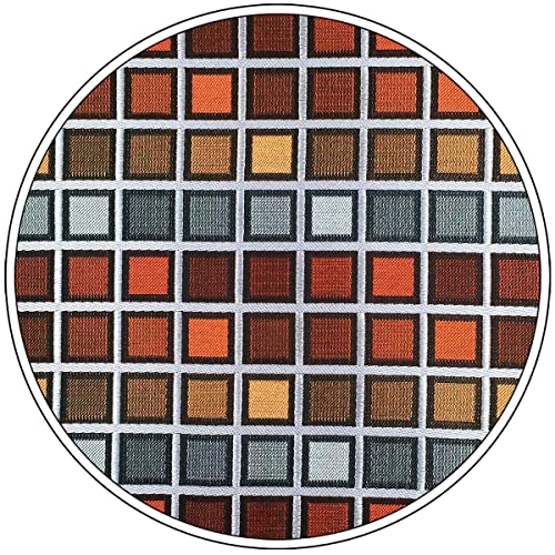 Shlax&Wing Silk Pocket Square Multicolored Hanky For Men Paisley Checkered #TOP5