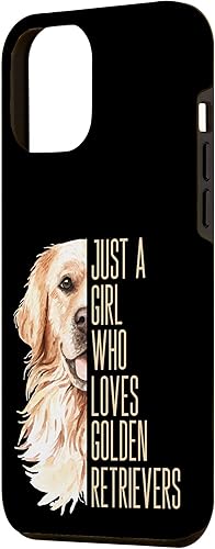 Vista 68 de iPhone 13 Pro Max Cute Golden Retriever - Just a girl who loves goldens Case