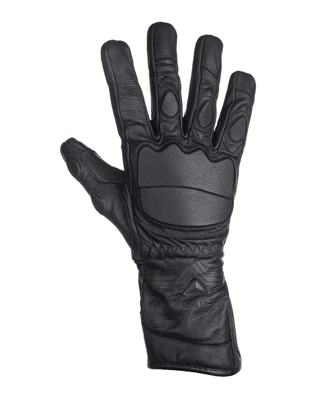 MOG Master of Gloves Guide CPN 6505 schnittfeste Stichschutz-Handschuhe Schnittschutz-Level F aus Leder mit Metall-Mesh und TPR Schlag-Schutz; für Einsatzkräfte, Sicherheit, Zoll, Polizei