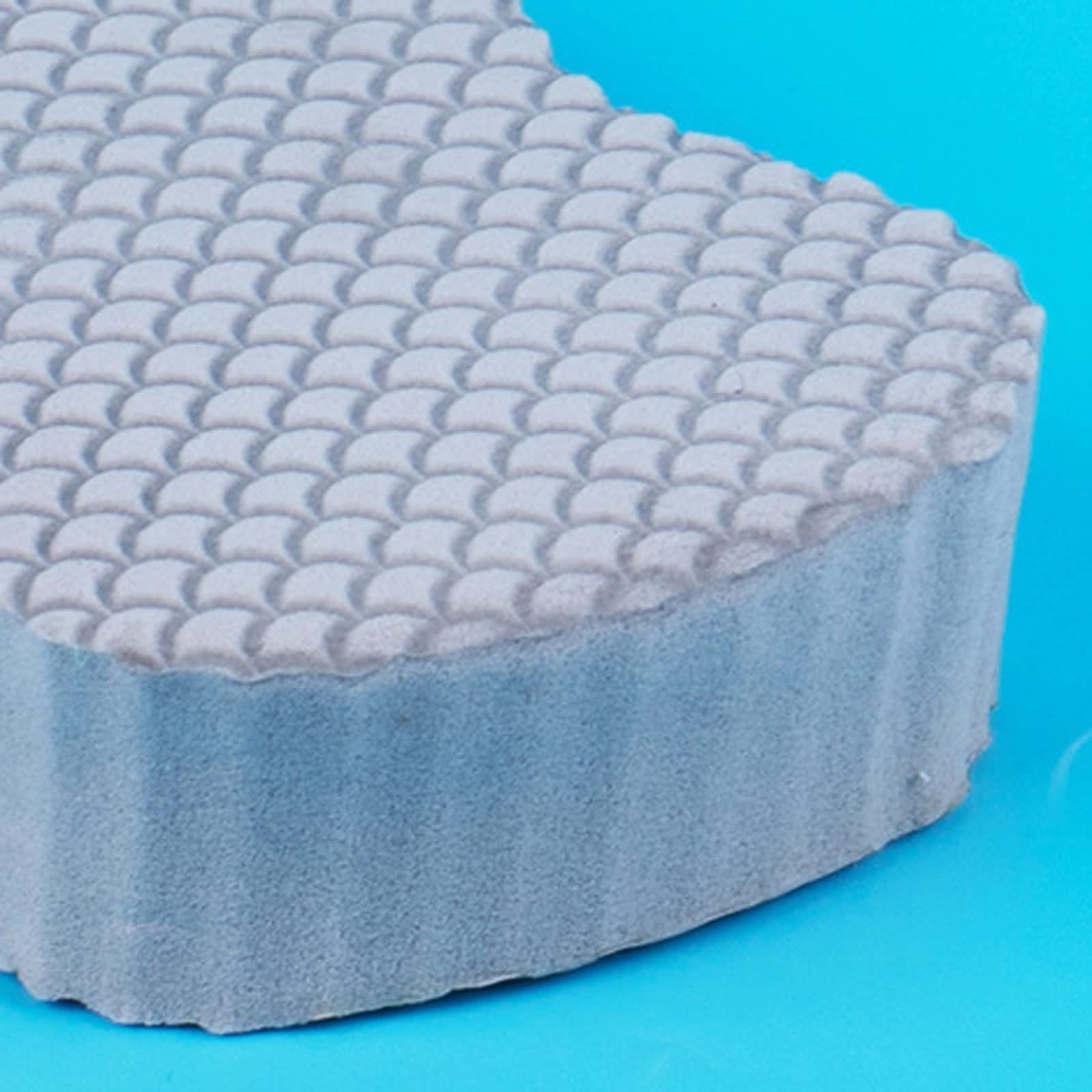 Esponja suave de cepillado en seco, exfoliante para baño, esponja exfoliante, cepillo de ducha, limpiador de piel corporal, removedor de piel muerta (Grau)