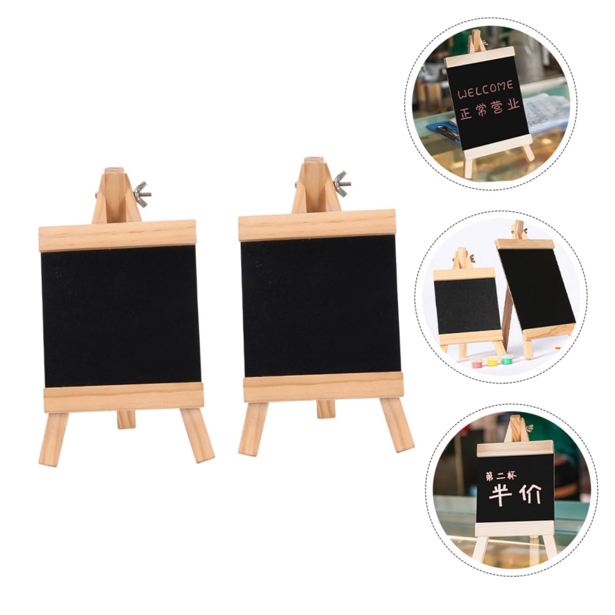 STOBOK 4pezzi Decorativo Multi- Lavagna Da Per Scrittura Lavagna Per Attività Feste Ristoranti e