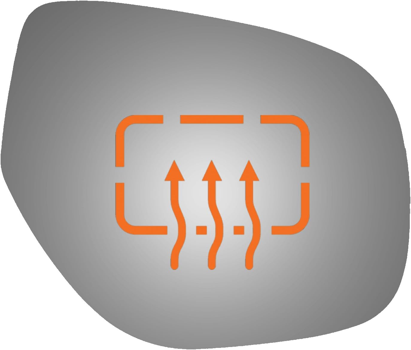 Burco 5591H Convex Passenger Side Power Replacement Mirror Glass Heated for 2014-2017 MITSUBISHI OUTLANDER