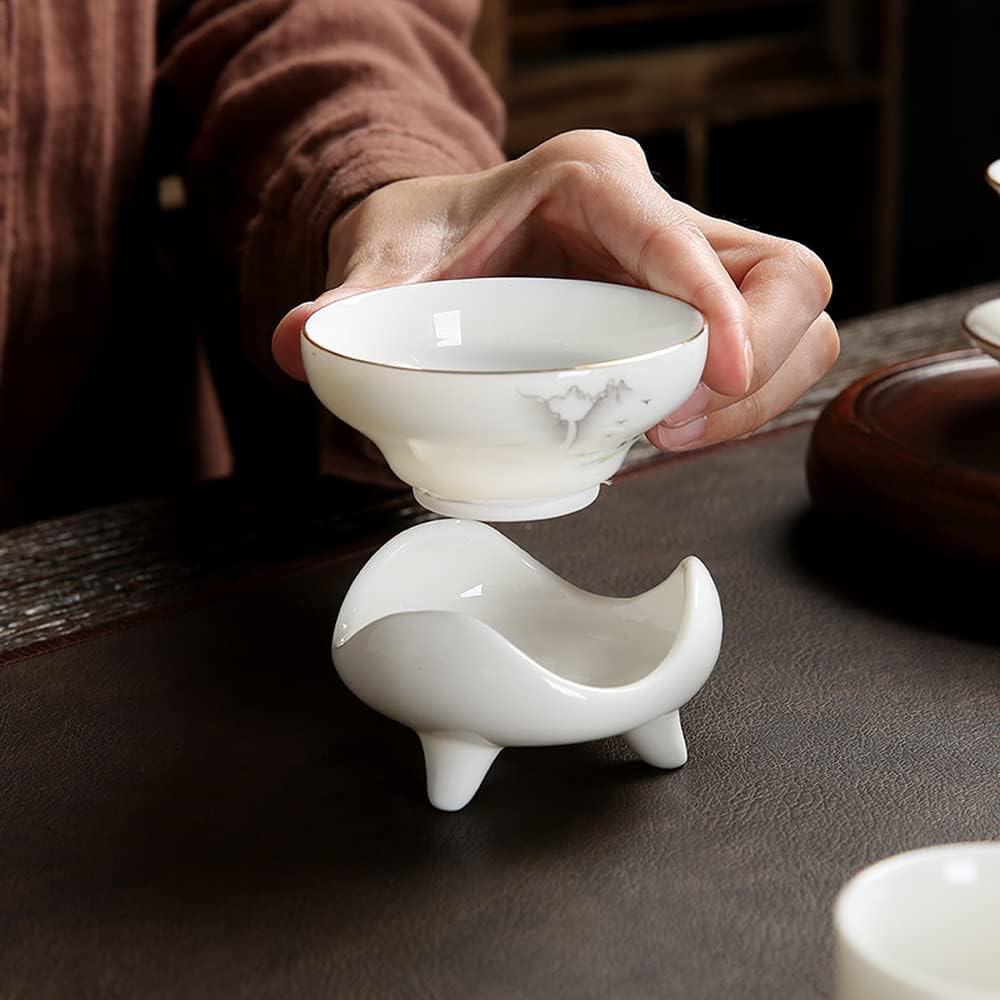 XIALON 3inch Ceramic Tea Filter Tea Set Kung Fu Tea Ceremony Accessories Household Tea Strainer