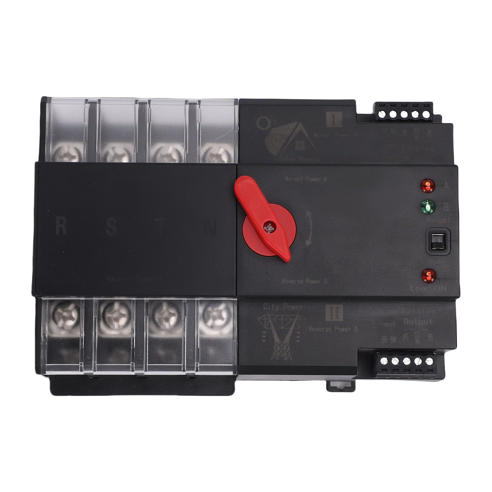 Tangxi Interruptor de Transferencia Automática de Doble Potencia 4P, Unidad de Conmutación Rápida de 100A para Centros Comerciales y Laboratorios