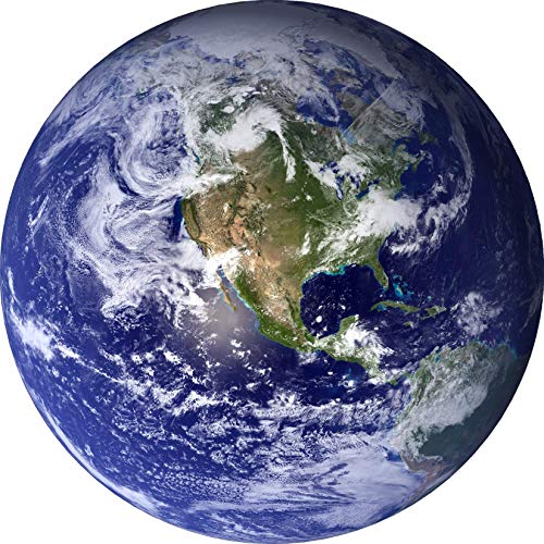 Planet Earth Magnetic Decal For Classrooms, Lockers, Cars, Earth Bumper Sticker, 5 1/2 Inch #TOP24