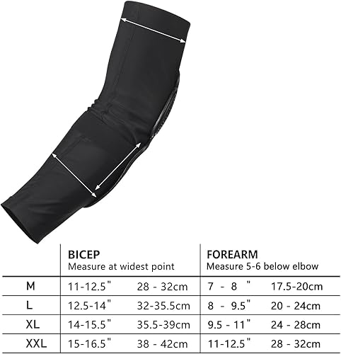 Miniatura 5 de Coderas de protección,Coderas de bicicleta de montaña,Coderas MTB,Equipo de protección para patinaje y monopatín