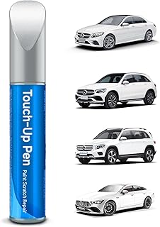 149/9149 Polar White Touch Up Paint Compatible With Mercedes-Benz Exact Match Car Paint Pen Scratch Repair