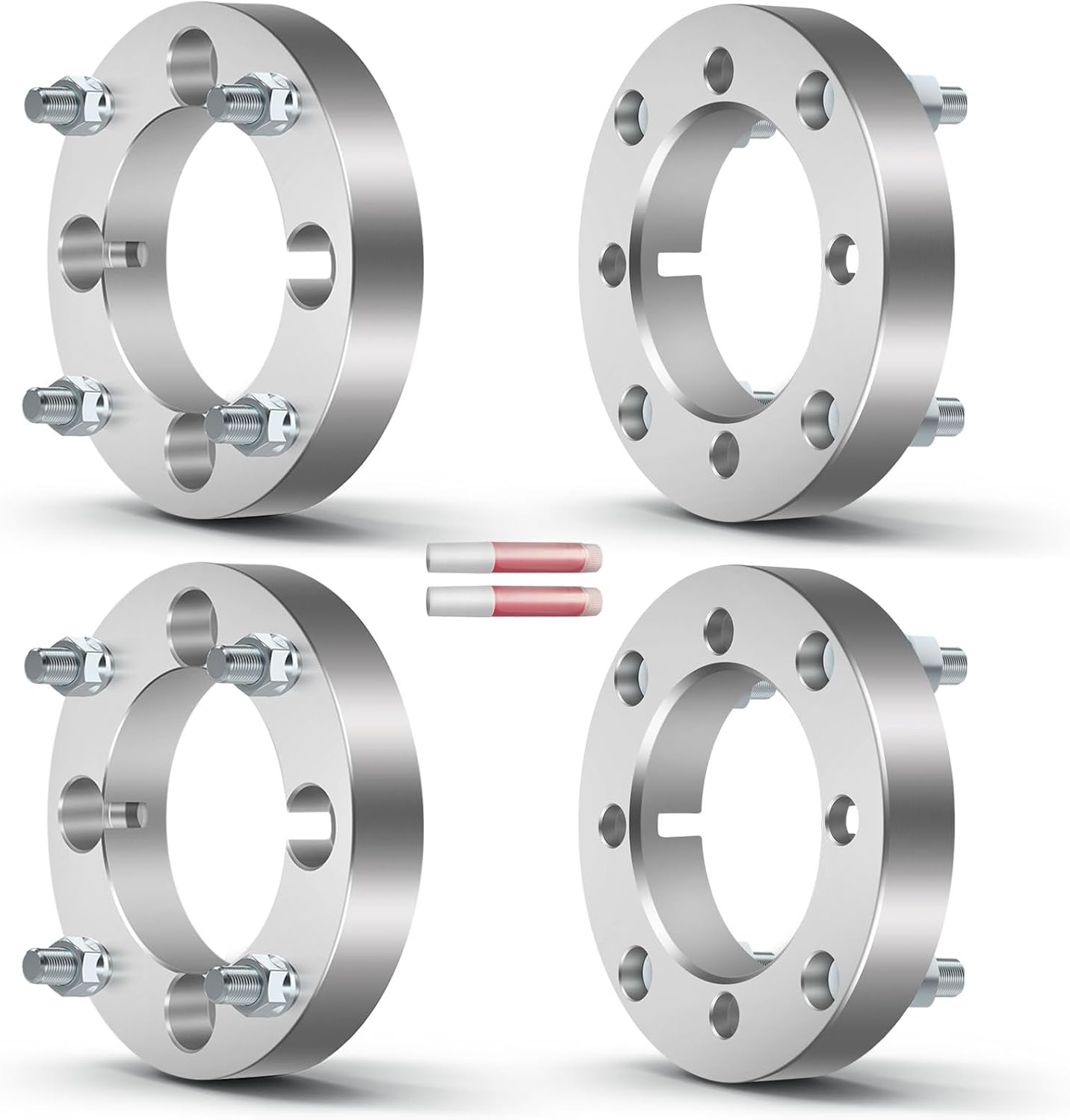 OCPTY 4PCS 4x137 to 4x156 Wheel Spacers 1.25" Wheel Adapters 12x1.5 Studs 110mm Center fit for 2003-2005 for Bombardier for Outlander 330 HO 2x4 / 2003-2005 for Bombardier for Outlander 330 HO 4x4
