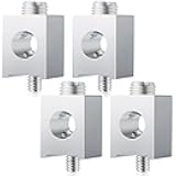 Blulu 4 Pieces #4-2/0 Neutral Lug Kit Circuit Breaker Ground Lugs Aluminum Grounding Lugs for Electrical Connections(4 Pieces, 4-2/0)