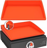 Vista 13 de Cubierta de parrilla de silicona para Blackstone - 36 pulgadas de cobertura verdadera y completa, resistente de grado alimenticio, tapete protector