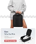 Gloppie Travel Shoe Pouch - Portable Shoes Storage Bag and Organizer - Packing Cubes, Leisure Charcoal, Travel, Business Trip, Home