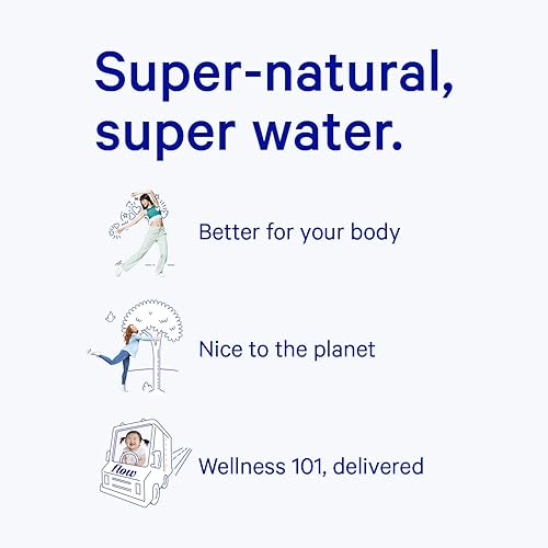 Miniatura 7 de Flow Agua alcalina de manantial  Agua alcalina natural con sabor a melocotón y arándanos con electrolitos y minerales esenciales paquete ecológico