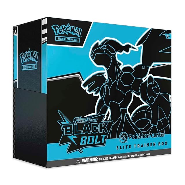 Pokemon TCG Scarlet Violet 10 5 Black Bolt Pokemon Center Elite Trainer Box - 11 Packs Promo Cards