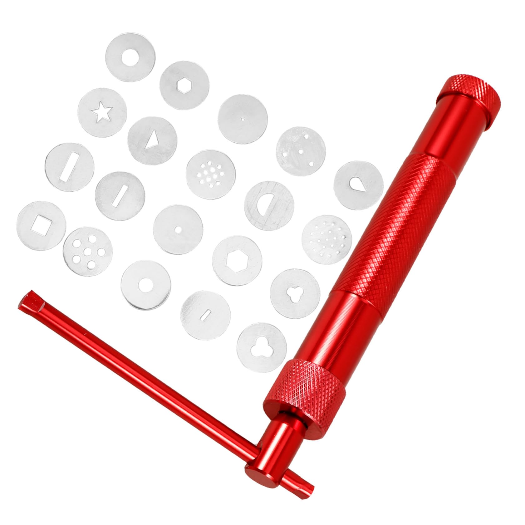 SHINEOFI 4juegos Moldes Para Extrusora De Arcilla De Escultura De Arcilla Accesorios Para Modelado De Polímero Para y
