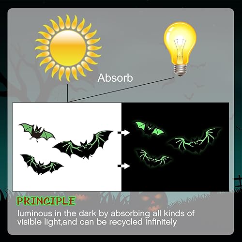 Miniatura 3 de 20 imanes de Halloween para automóvil, decoración para puerta de garaje, esqueleto, magnético, decoración de Halloween, murciélagos, fantasma, imán