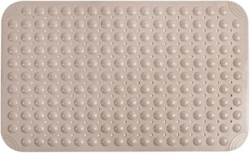 JvFbjLF Soft Bath/shower/bathroom Mat, Fitted With Strong Suction Cups For A Secure Grip