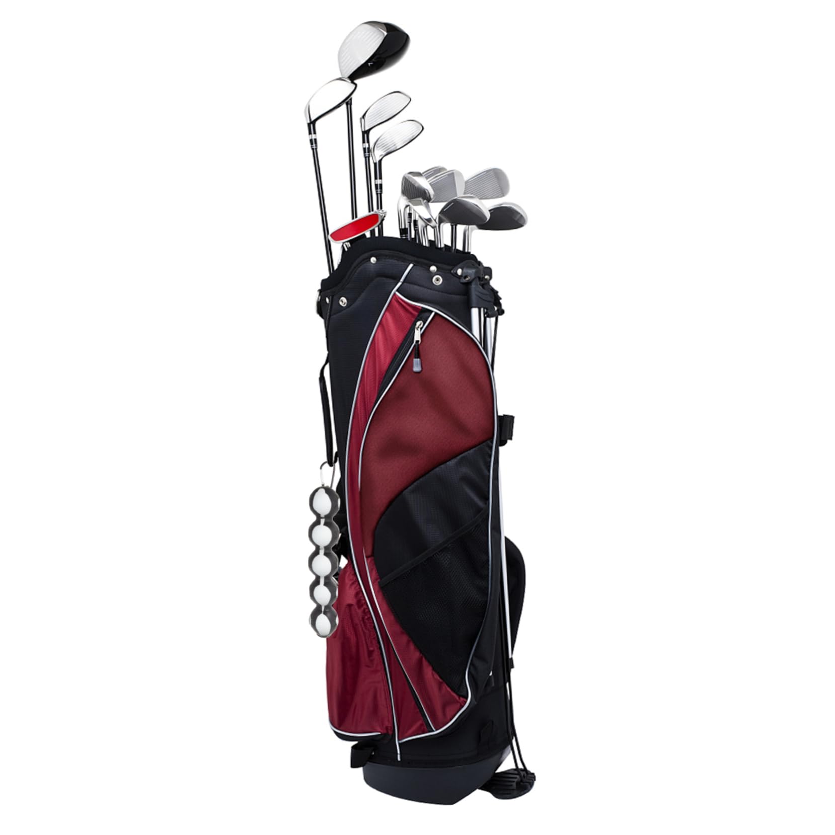 Porte-balles de Golf en Silicone Noir Élastique Résistant Hommes