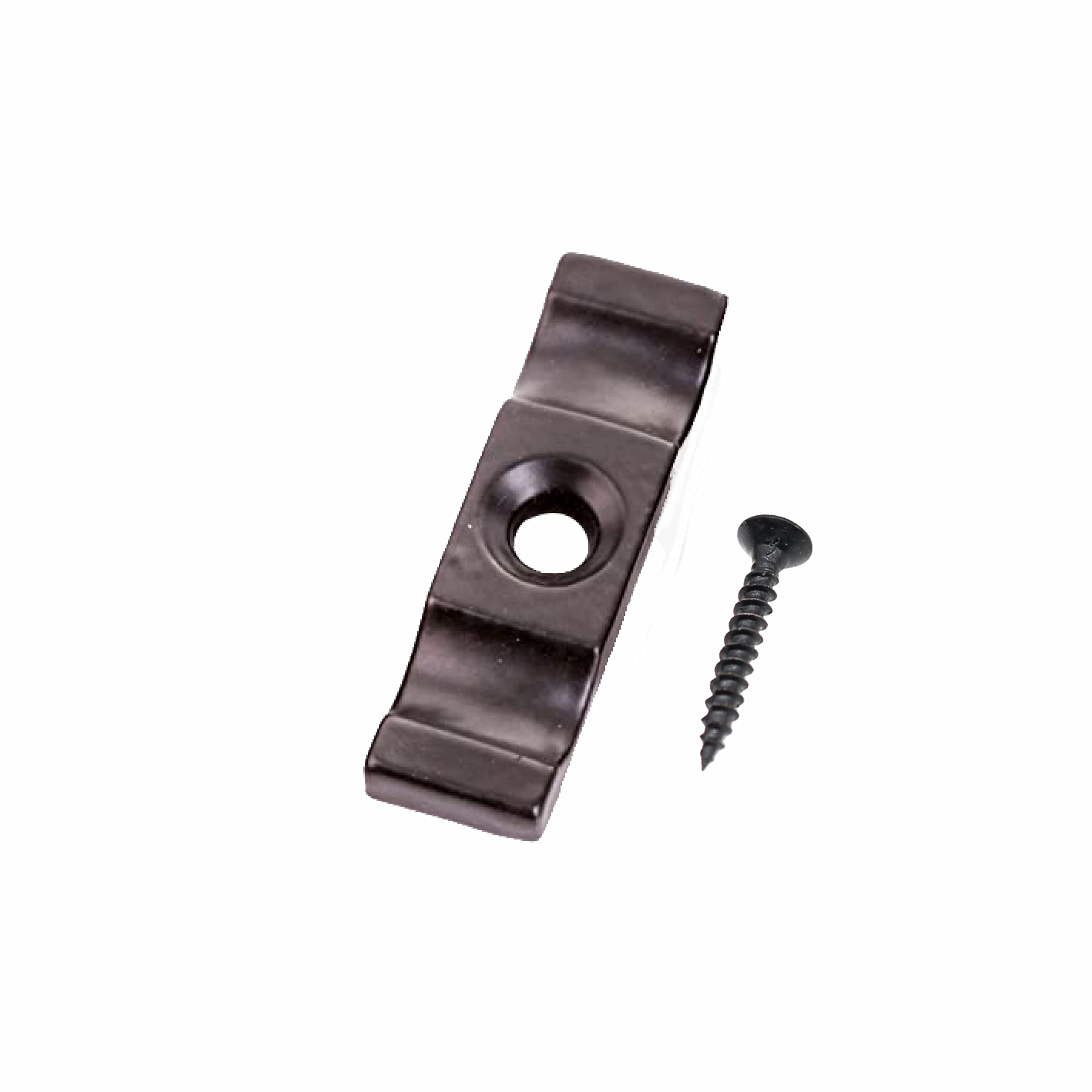 Sul Black Turn Button Latch, For Gates And Shed Door Turn Button Latch, Rabbit Hutch Cages, Thumb Turn Button With Fixing Screw - 50 Mm (1)