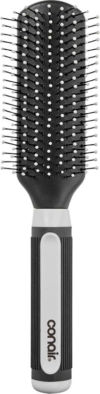 Conair Salon Results Detangling Hairbrush - For Men and Women, All Hair Types with Nylon Bristles