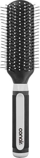 Conair Salon Results Detangling Hairbrush - For Men and Women, All Hair Types with Nylon Bristles