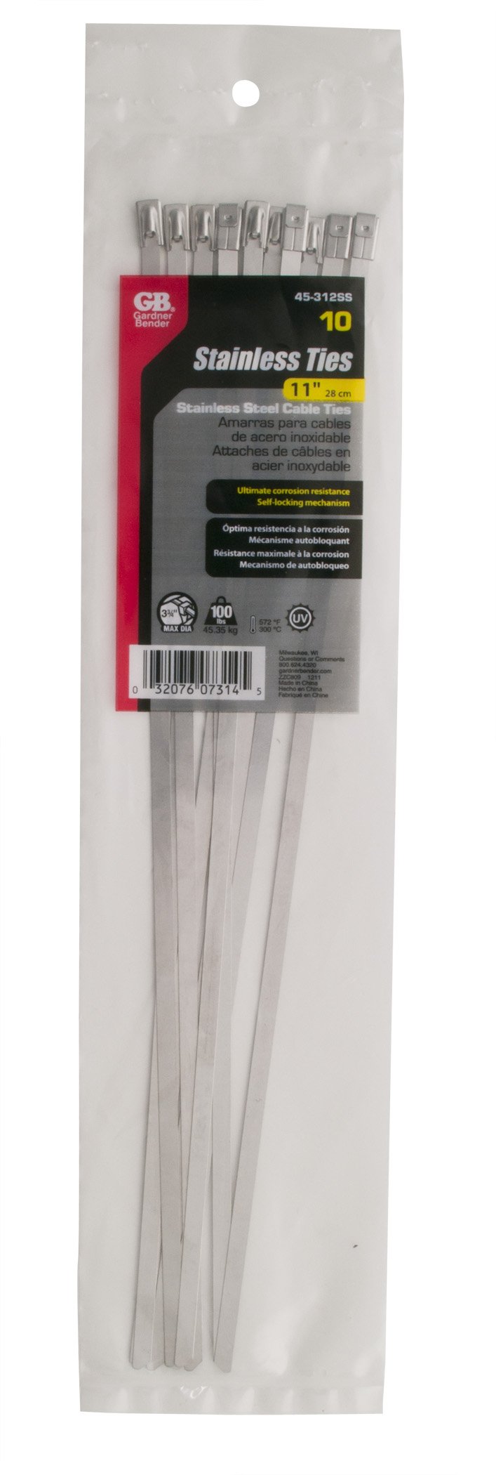 commercial electric stainless steel cable ties