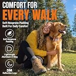 Soft Padded Dog Collar, Neck 12’’-20’’, Adjustable Heavy Duty Collar with 3M Reflective Logo for Medium, Large Dogs, Camo Orange, M - Image 2