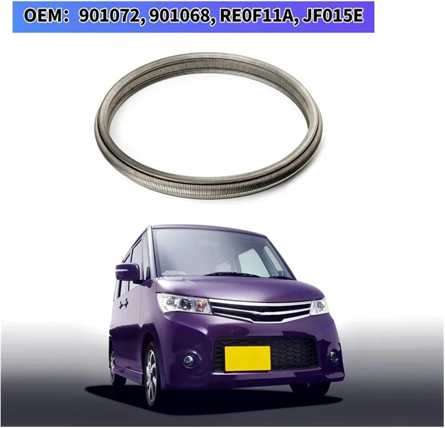 1 Piece Auto CVT Transmission Belt Chain 901072 901068 RE0F11A JF015E Silver Metal Compatible For Nissan Roox Qazana Micra Bluebird