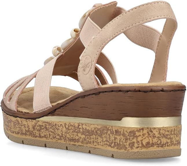 Sandales Femme Rieker Femme Sandales Compensées | 63791-60 Sandales Femme été Confortable Rieker