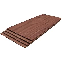 Barrington Hardwoods Walnut Thin Sawn Lumber 1/8" x 4 1/2" 4 Pcs 1/8" x 4 1/2" x 18"