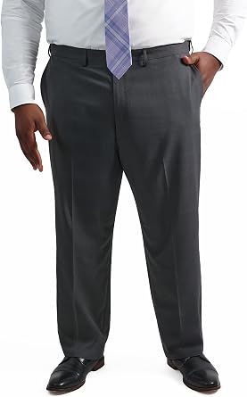 Haggar Men's Fashion Chino Pants - Regular & Big & Tall Sizes, Straight Fit, 60% Cotton 40% Recycled Polyester - View #3