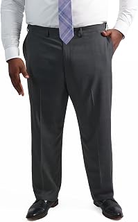 Haggar Men's Big & Tall Classic Fit Premium Comfort Dress Pant