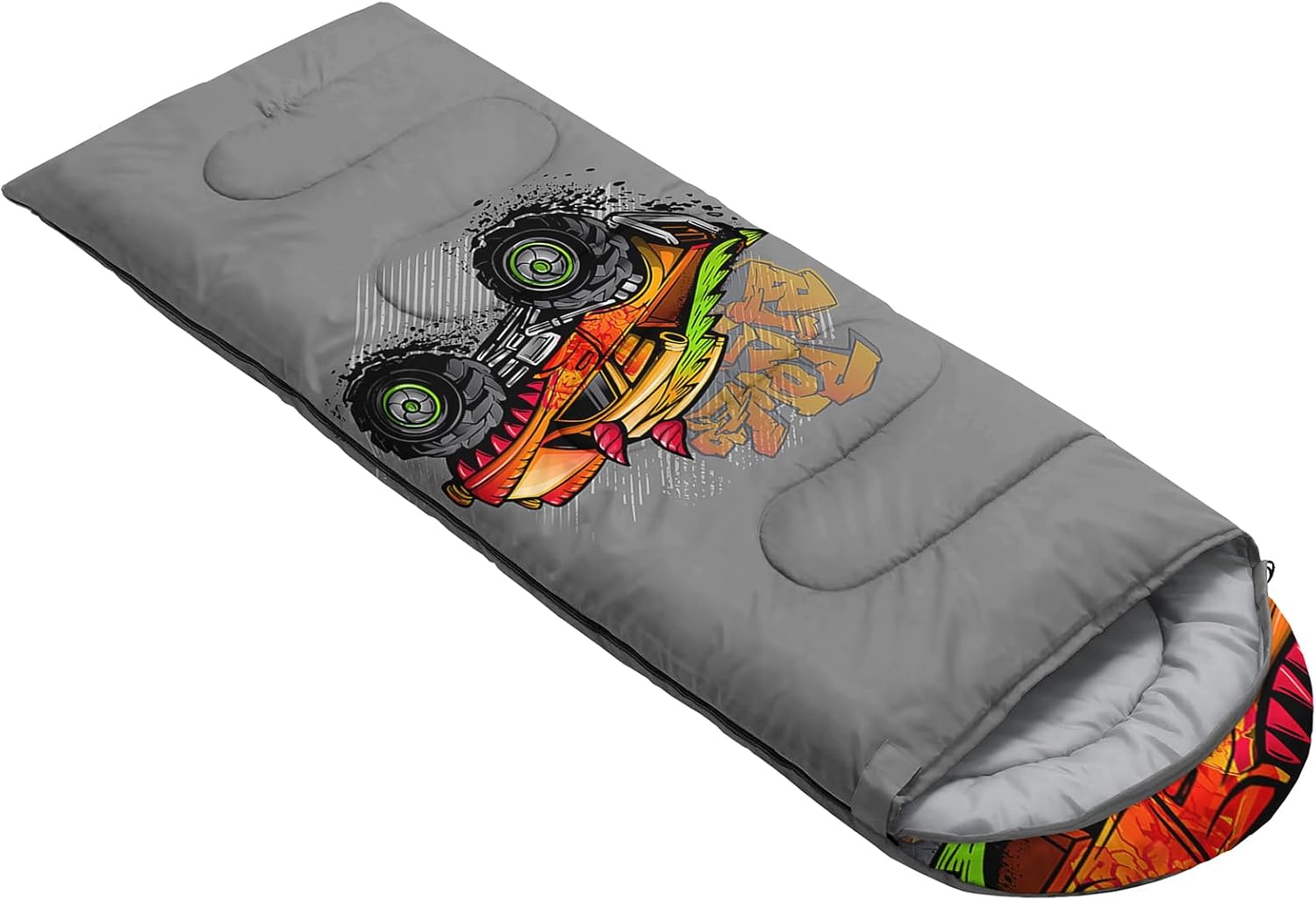 AILONEN Mermaid Scales Print Camping Sleeping Bag,Lightweight & Waterproof,3 Season Warm & Cool Weather,Portable Bags for Girls Women Travelling,Outdoors