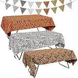 Animal Safari Birthday Decorations Set, Jungle Theme Party Supplies, Ideal for Birthday Parties, Ani