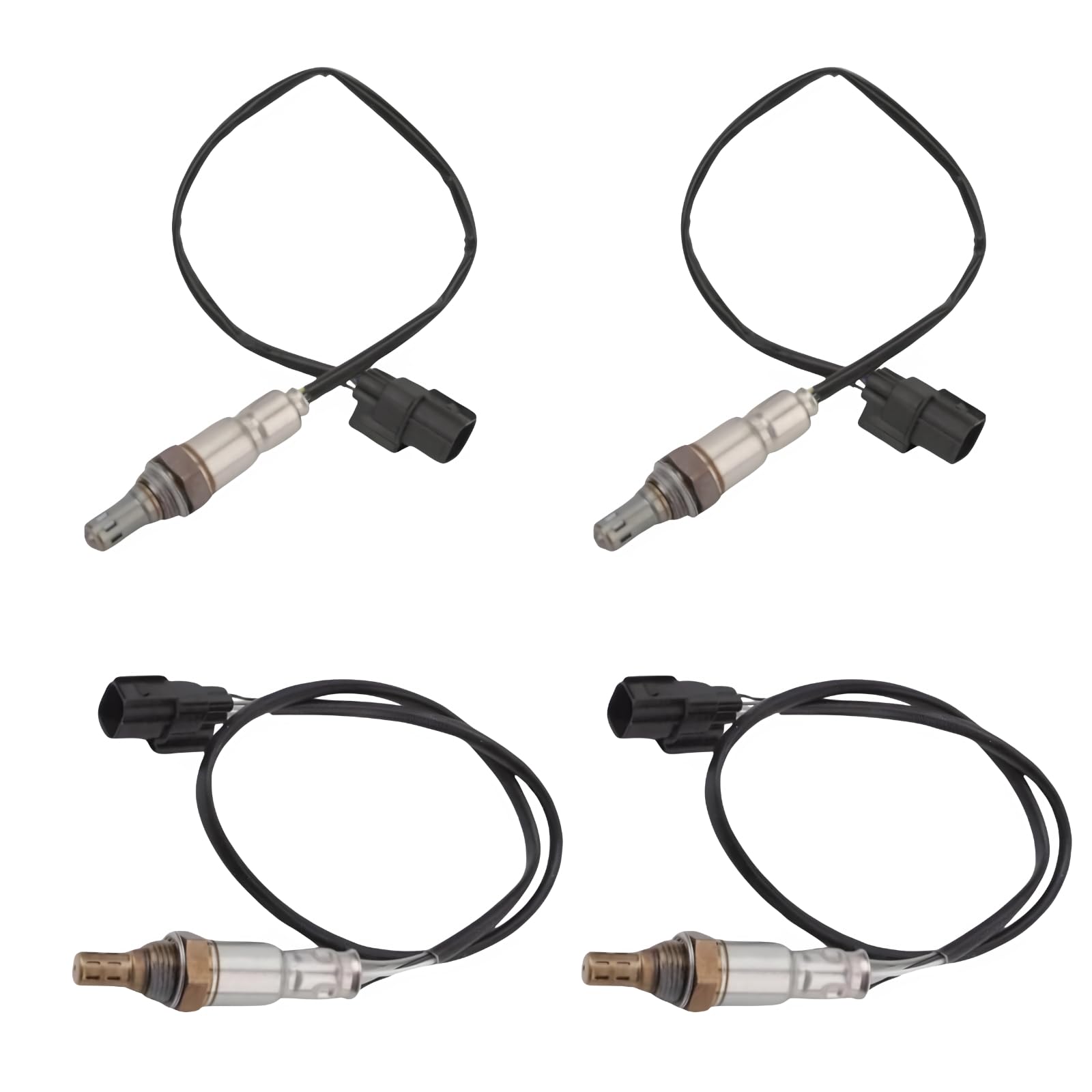 AUTO OCCASION 4Pack Oxygen Sensor O2 Sensor Upstream and Downstream Compatible with Honda Odyssey Accord Pilot Ridgeline Acura TSX TL 3.5L V6 234-4461