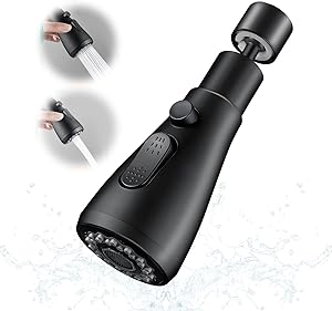 Brausekopf Für Küchenarmatur - Ausziehbarer Sprühkopf Mit 2 Strahlarten G1/2 Gewinde