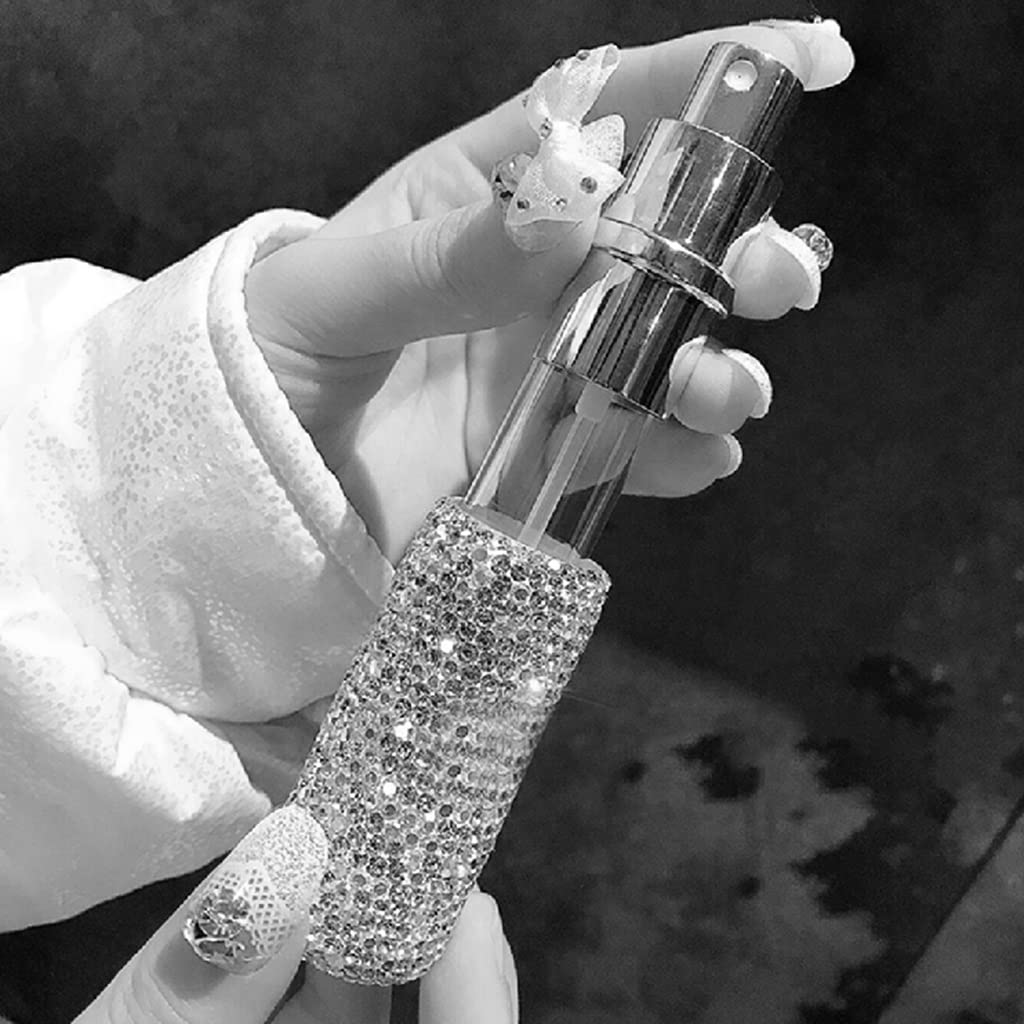 Bottiglie di profumo, bottiglie di profumo vintage Flacone di profumo spray con strass, flaconi spray in vetro da 25 ml, flacone di profumo da viaggio, mini flacone di atomizzatore di profumo ricarica
