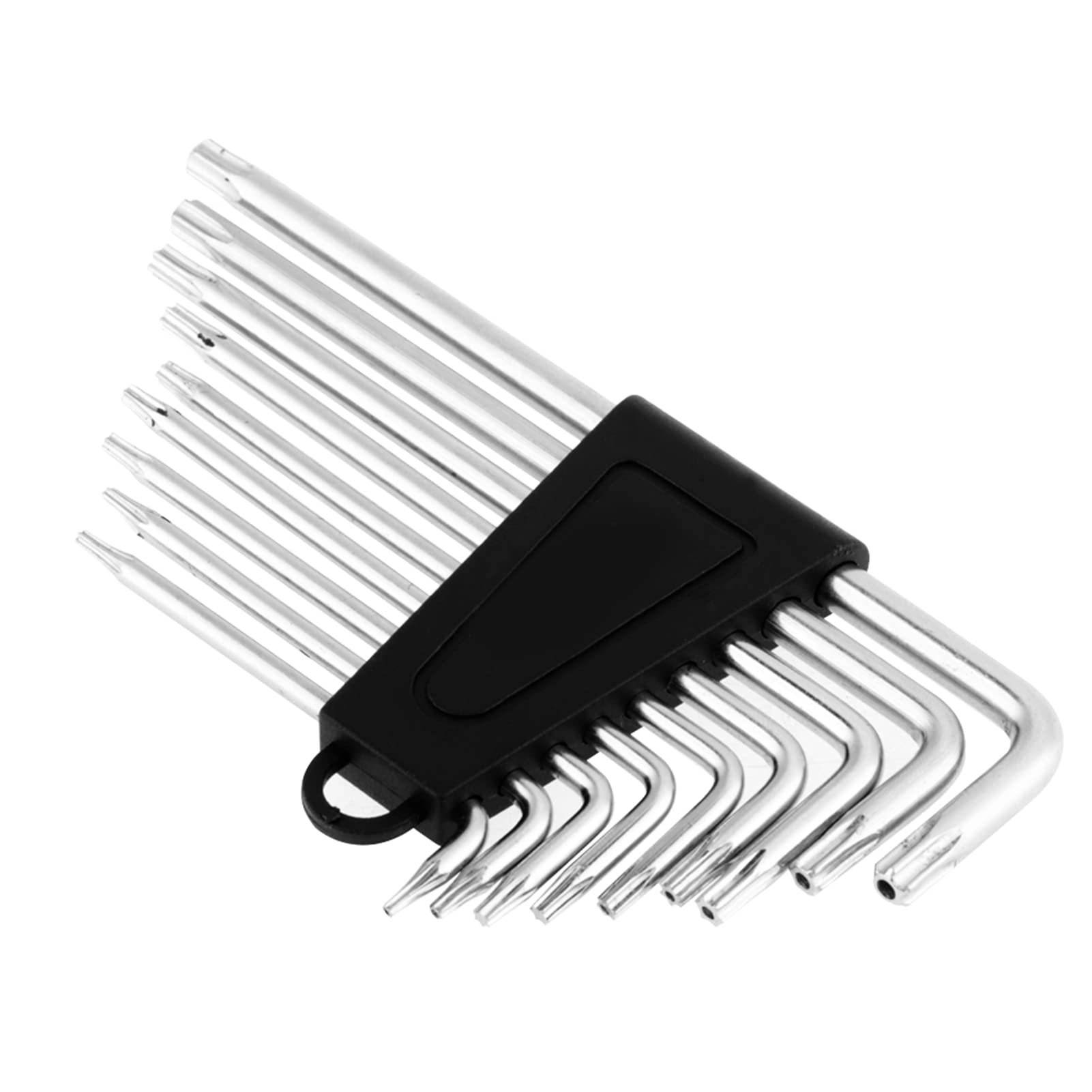 Ejoyous Set di Chiavi a Brugola Torx, 9 Pezzi, Chiave di Sicurezza a Stella a Forma di L, T6 T7 T8 T9 T10 T15 T20 T25 T27