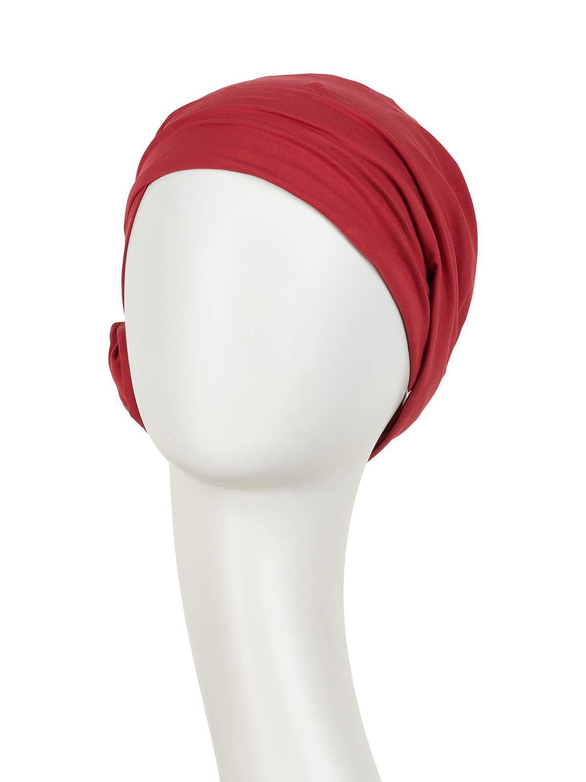 Christine Headwear Turbante Zuri de algodón Supima Extra Suave y Fresco (Rojo pintalabios)