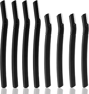 Eyebrow Razor, Dermaplane Face Razors for Women Facial Hair, Eyebrow Shaver(8 Count), Peach Fuzz Removal, Dermaplaner to Exfoliate and Refresh the Skin