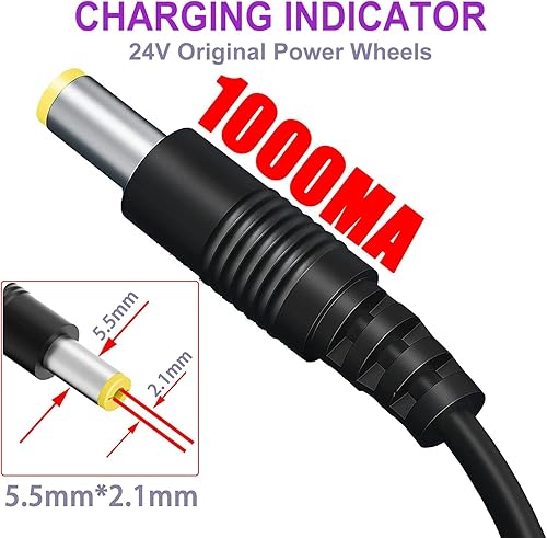 Miniatura 2 de Cargador de 24 V para niños, juguetes para coche, cargador de batería de 24 V para los mejores productos Kidzone parachoques coche SUV Dynacraft