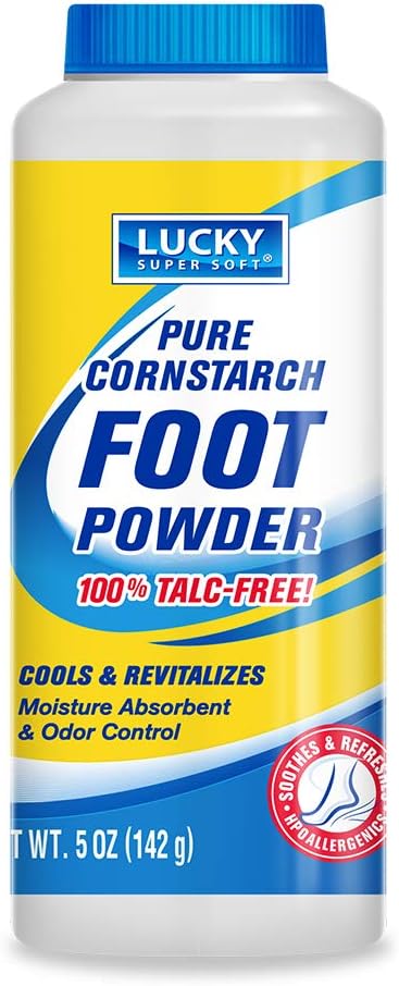 Lucky Super SoftDelta Brands & Products 11367-12 Foot Powder, Moisture-Absorbent, 5-oz. - Quantity 1