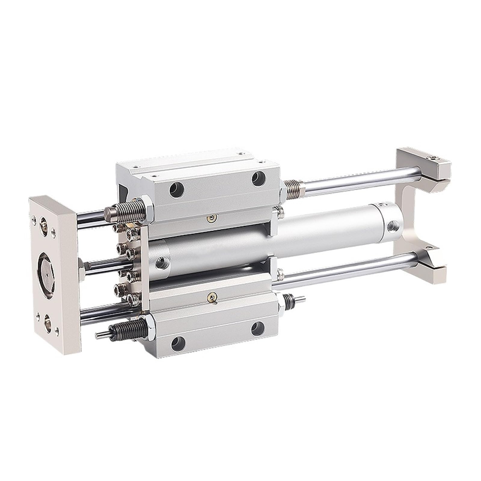 Cylindre de guidage pneumatique MGGMB 25 double colonne course réglable 100mm 3 axes