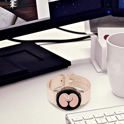 Miniatura 10 de Senter Correas de reloj para Samsung Galaxy Watch 4 y Galaxy Watch 4 Classic, correa de repuesto deportiva de silicona suave para Samsung Galaxy